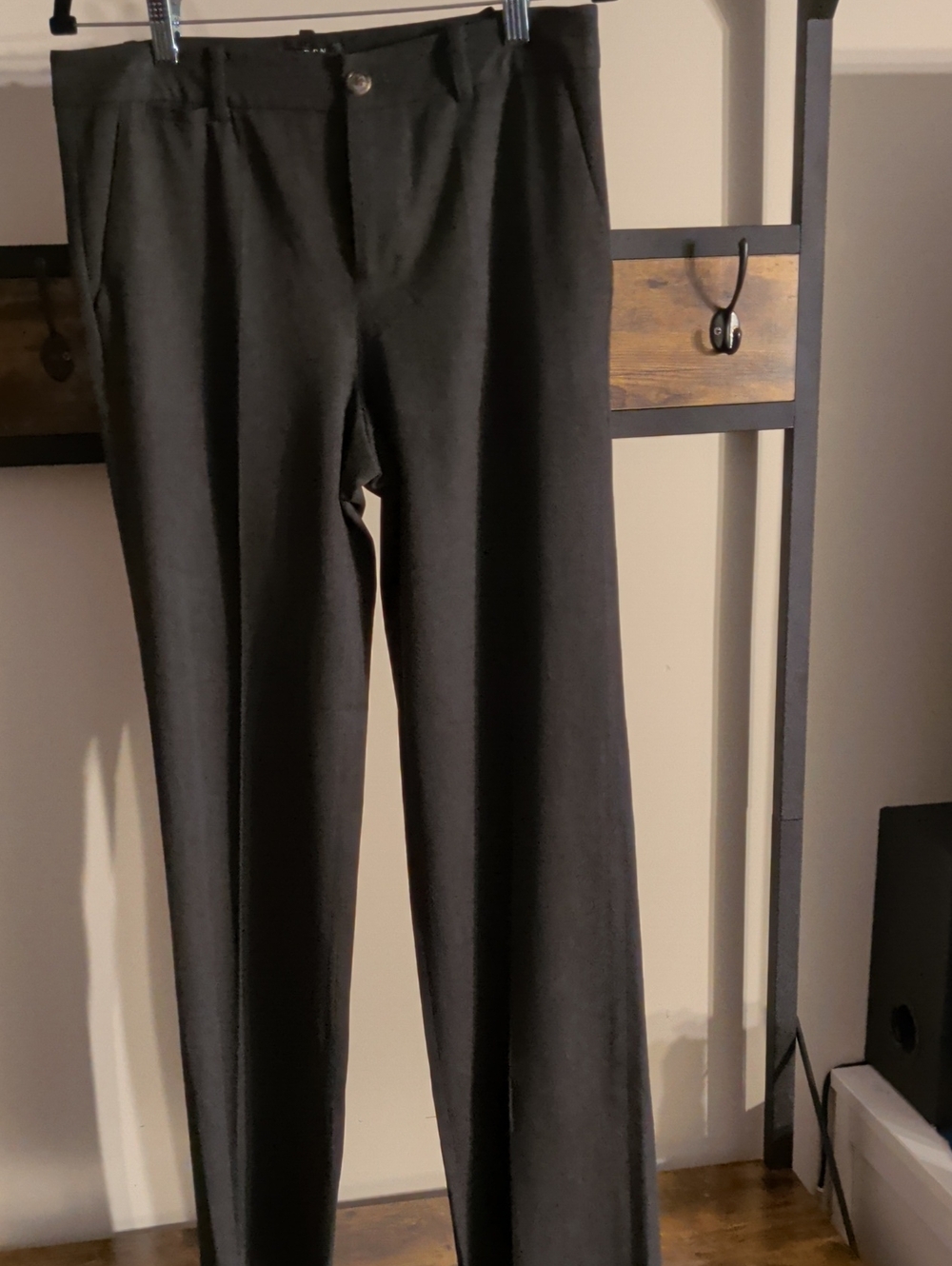 Woman's Grey Lauren Dress Pants - Classic Straight Leg
